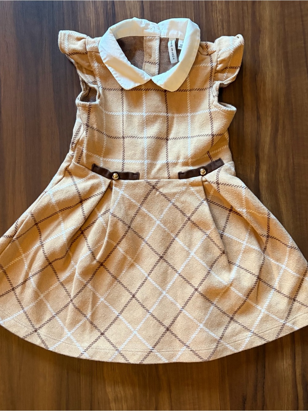 Janie and Jack Tan Dress 2T